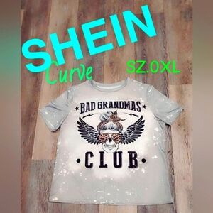 NWOT Badass "Bad Grandmas Club" SS Tee Sz.0XL